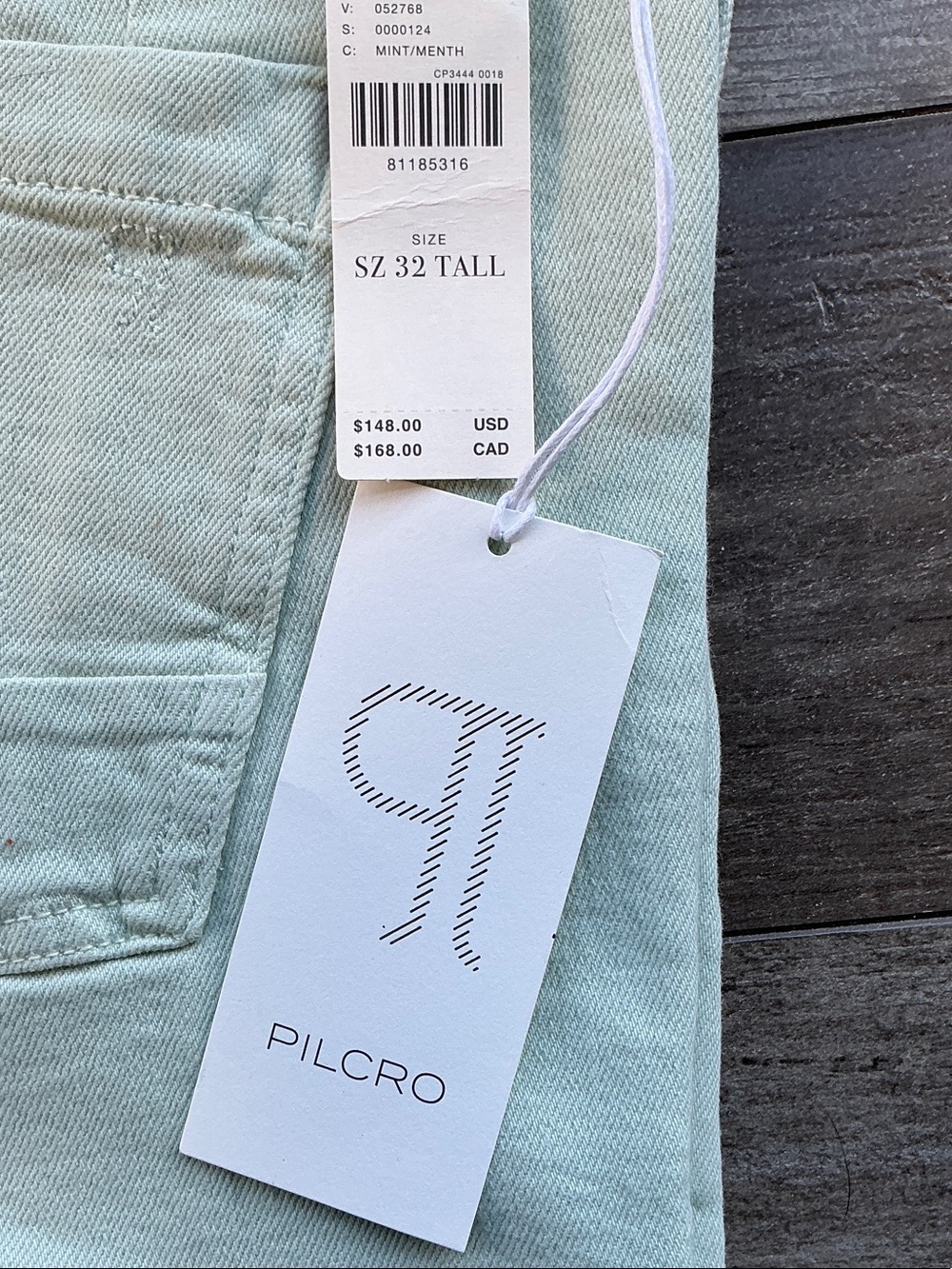Pilcro Mint/Light Green Casual Pants